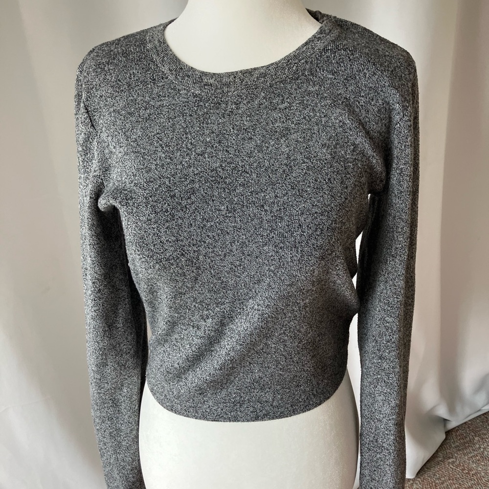 Forever 21 Charcoal Knit Top Size Small